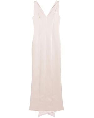 Fely Campo Satin Maxi Dress - Multicolour