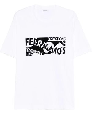 Ferragamo T-Shirts & Vests - Black