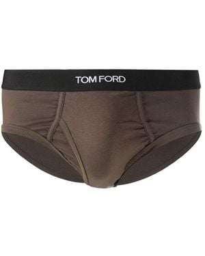 Tom Ford Nylon Underwear - Brown