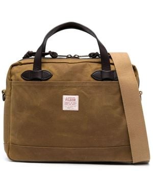 Filson Twill Cotton Holdall Duffle Bag - Brown