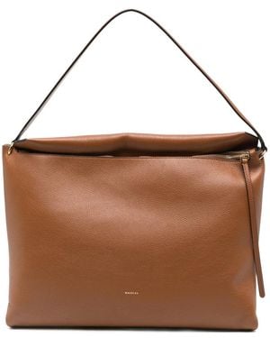 Wandler Zip Fastening Tote Bag - Brown