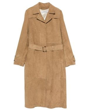 Golden Goose Neutrals Coats - Natural