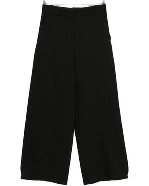 Giorgio Armani Wide-Leg Palazzo Trousers - Black