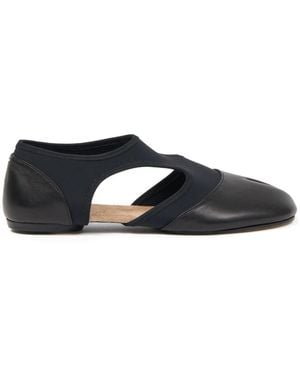 Maison Margiela Leather Ballet Flats - Blue