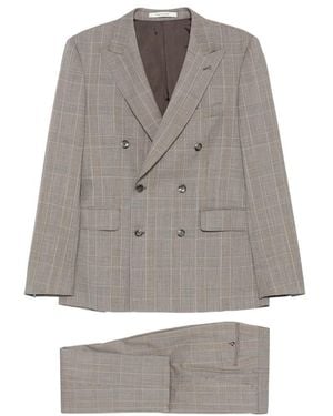 Tagliatore Neutrals Suits - Grey