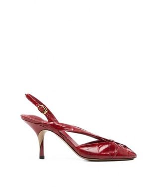 Jacquemus The Poisson Slingback Sandals - Red