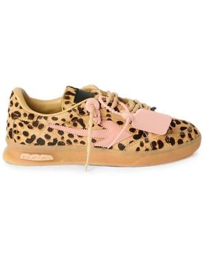 Off-White c/o Virgil Abloh End Of Play Leopard-Print Trainers - Natural