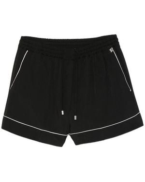 Sportmax Drawstring Shorts - Black