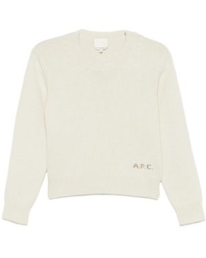 A.P.C. Neutrals Knitwear - White