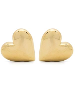FEDERICA TOSI Heart-Motif Earrings - Yellow