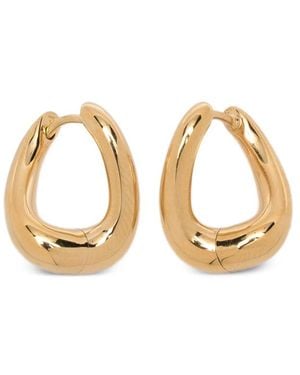 Tom Wood Sculptural Hoop Earrings - Metallic