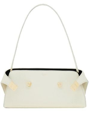 Ferragamo Hug East-West Shoulder Bag - White