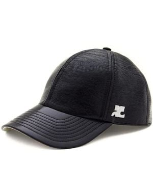 Courreges Logo Patch Cap - Blue