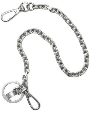 Maison Margiela Numeric Signature Engraved Bag Chain - Metallic