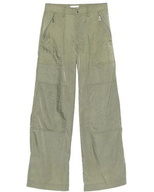 Rabanne Pleated Pocket Pants - Green