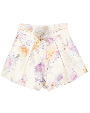 Zimmermann Neutrals Shorts - White