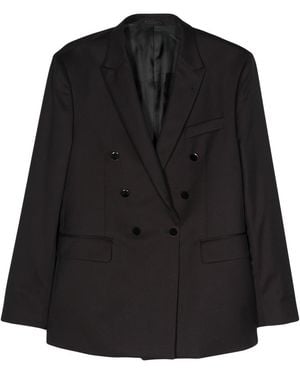 Reveres 1949 Double-Breasted Blazer - Black