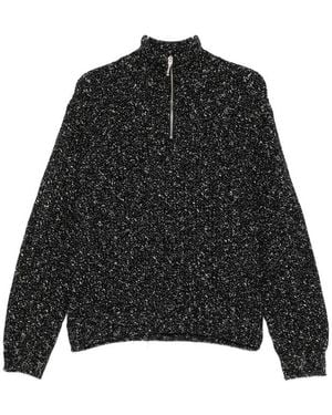 Ernest W. Baker Quarter-Zip Jumper - Black