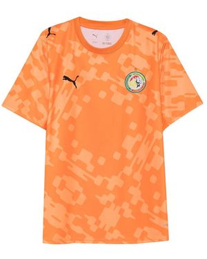 PUMA X Salehe Bembury X Senegal Logo-Patch T-Shirt - Orange