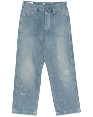 Chimala Distressed-Effect Jeans - Blue