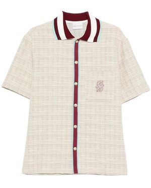 Drole de Monsieur Tweed Shirt - Natural
