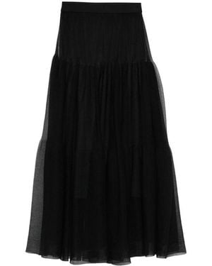 CFCL Tiered Midi Skirt - Black