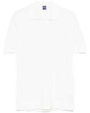 Fedeli Bambu Polo Shirt - White