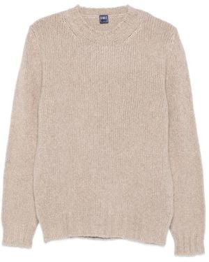 Fedeli Crew-Neck Jumper - Natural