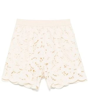 Moncler Macramé Shorts - Natural
