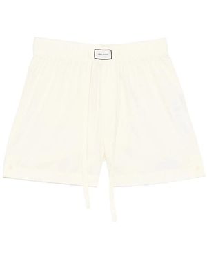 Entire studios Drawstring Elasticated Shorts - White