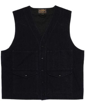 Filson Pocket Buttoned Gilet - Black