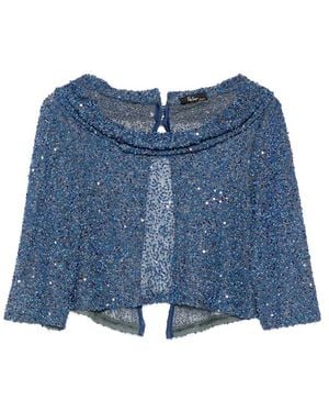 Fely Campo Sequin Embellished Blouse - Blue