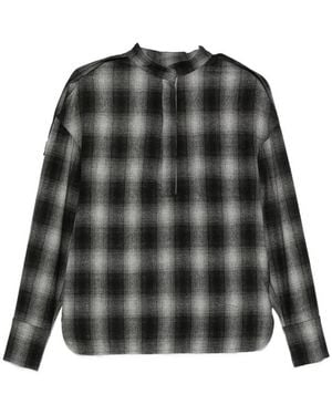 IRO Natte Checked Top - Black