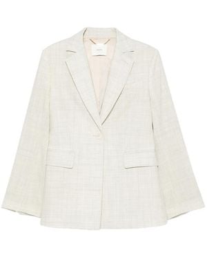JOSEPH Maati Pocket Single-Breasted Blazer - White