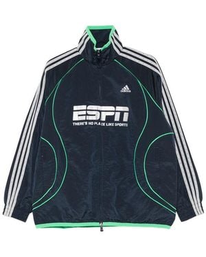 adidas Three Stripes Graphic Jacket - Blue