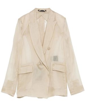 Max Mara Pianoforte Jackets - Natural