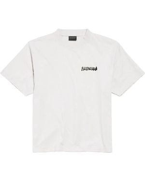 Balenciaga Masking Tape T-Shirt - White