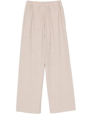 Fabiana Filippi Elasticated-Waistband Trousers - Natural
