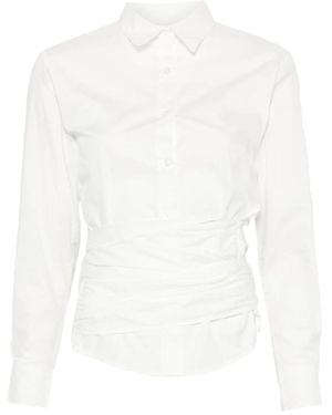 GIMAGUAS Ashley Wrap-Waist Shirt - White