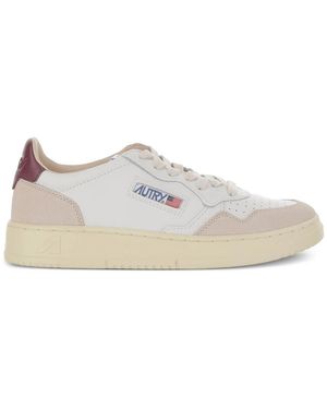 Autry Medalist Leather Suede Trainers - Multicolour