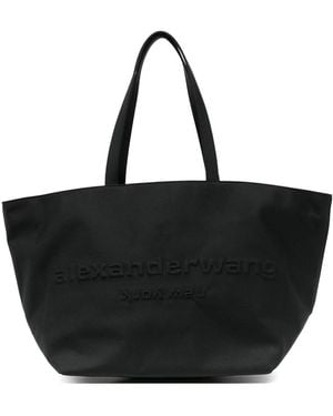 Alexander Wang Punch Logo-Embossed Tote Bag - Black