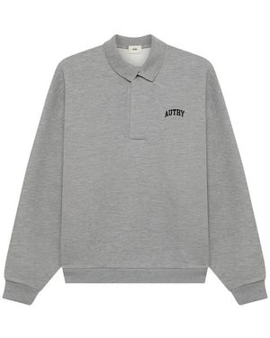 Autry Polo Sweatshirt - Gray