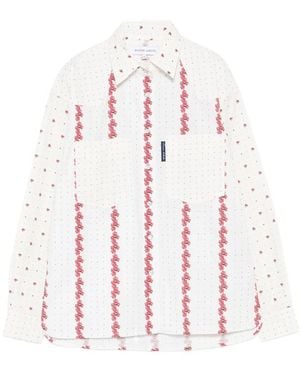 Maison Labiche Monselet Floral Shirt - White