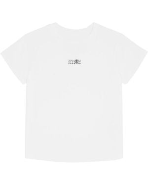 MM6 by Maison Margiela Crew-Neck T-Shirt - White