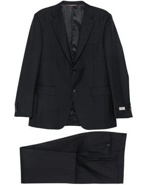 Canali Notched-Lapel Single-Breasted Suit - Black