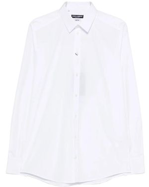 Dolce & Gabbana Martini Cotton Shirt - White