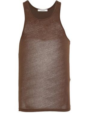 Entire studios Muscle Tank Top - Brown