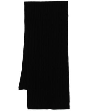 Lady Anne Cable-Knit Scarf - Black