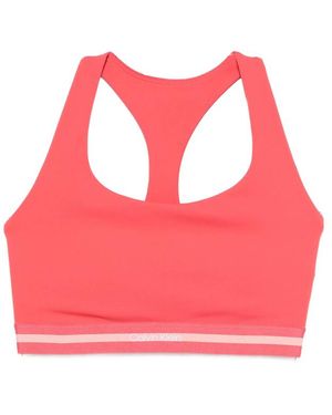 Calvin Klein Striped Sleeveless Top - Pink