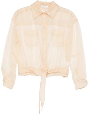 Panicale Pocket Tie Shirt - Natural